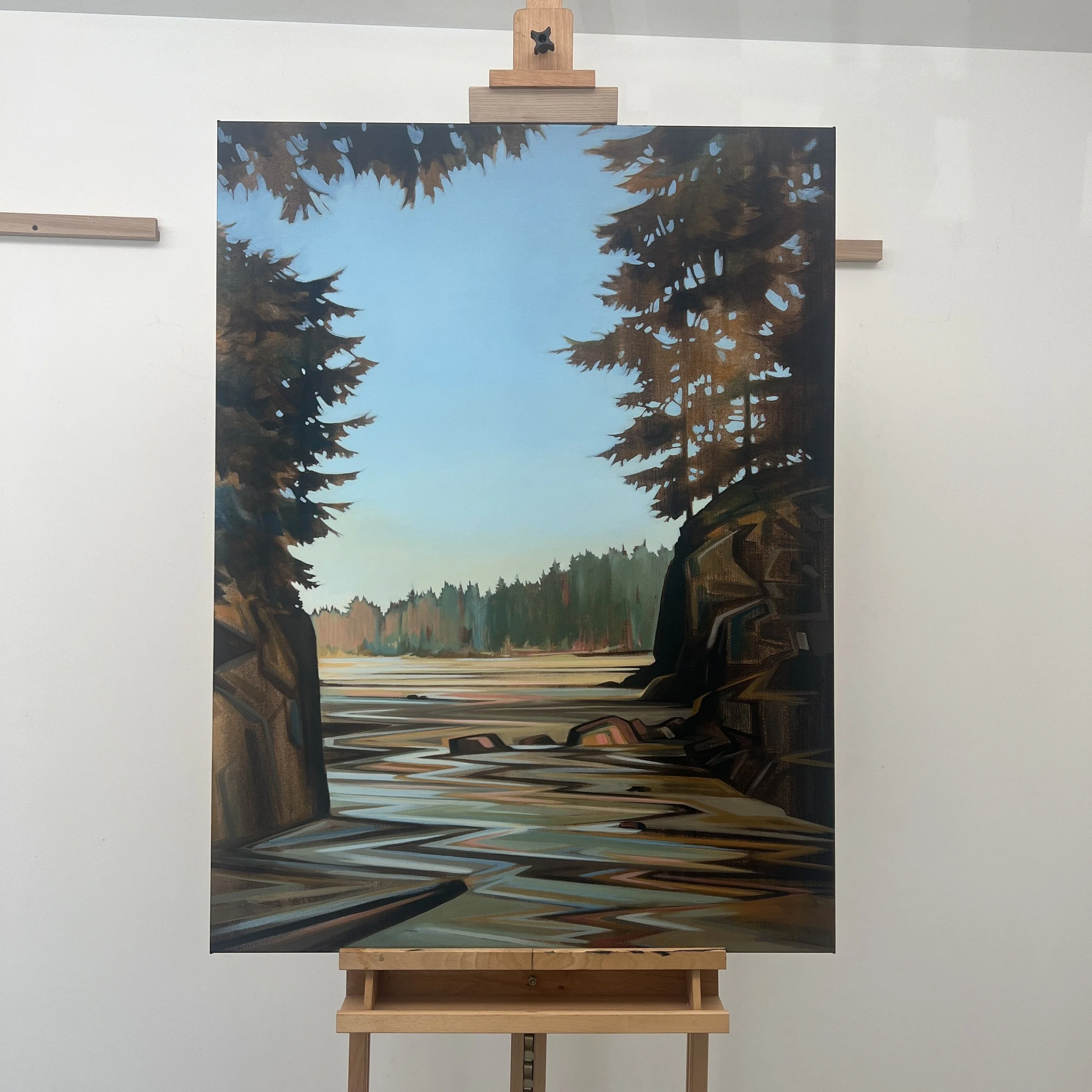 Passage - 40"x30"x1.5" Stretched Canvas Print - Second