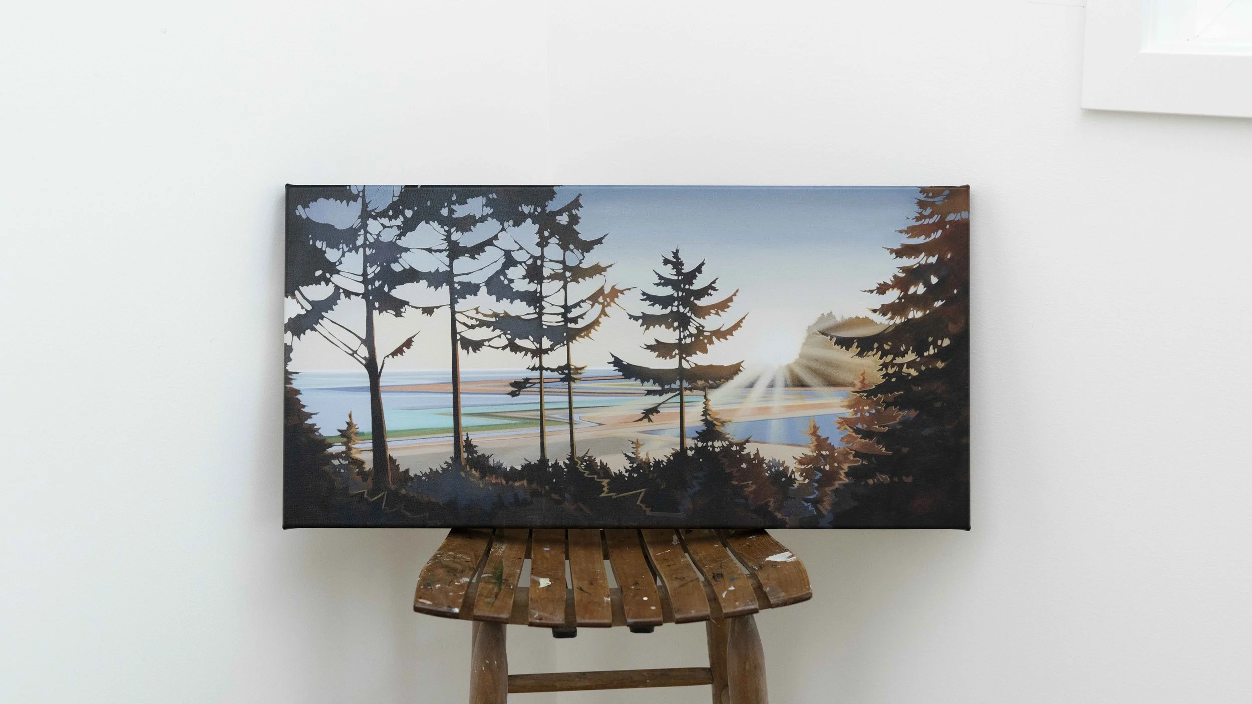 New Day 2.0 - 15x30x1.5 Stretched Canvas Print