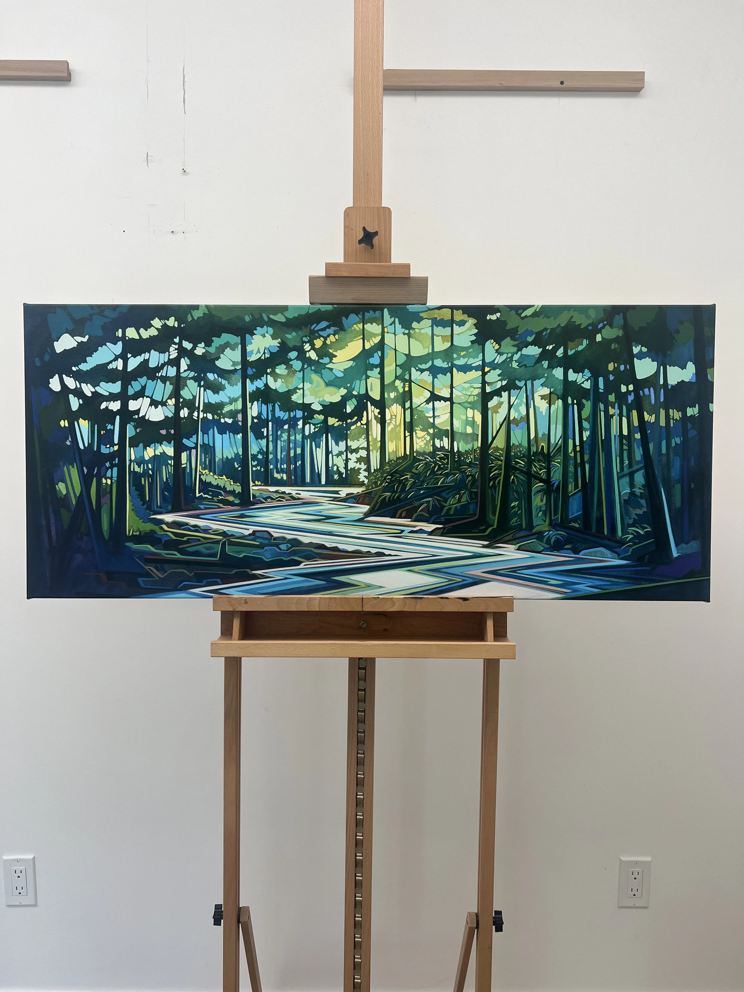 Reverie - 18"x42"x1.5" Stretched Canvas Print - Second