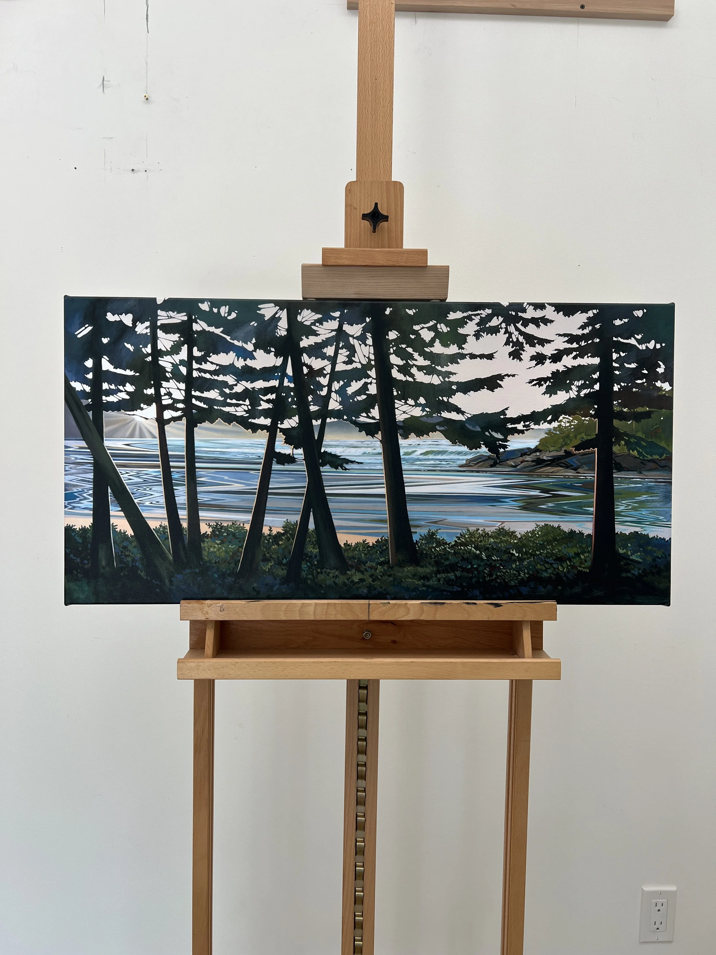 Always There, Always Different - 15"x30"x1.5" Stretched Canvas Print - Second