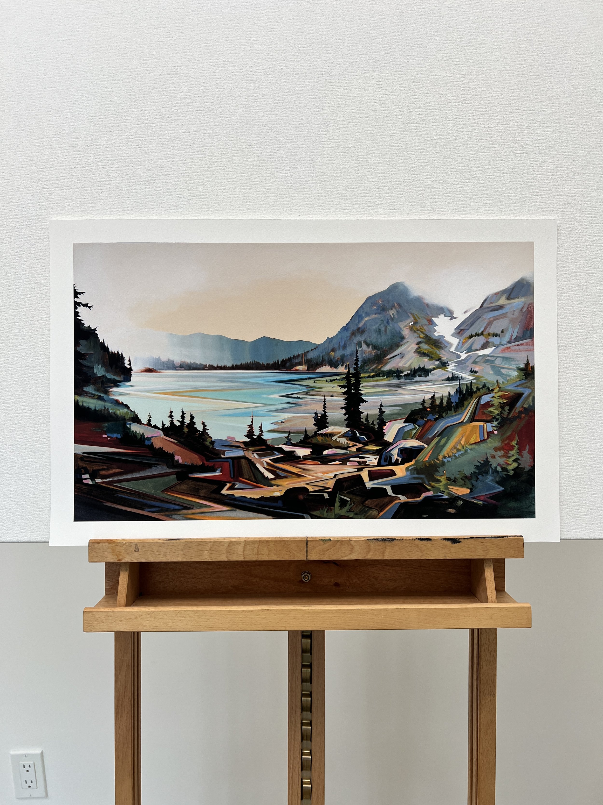 Cream Lake - 12"x20" Paper Print - Second