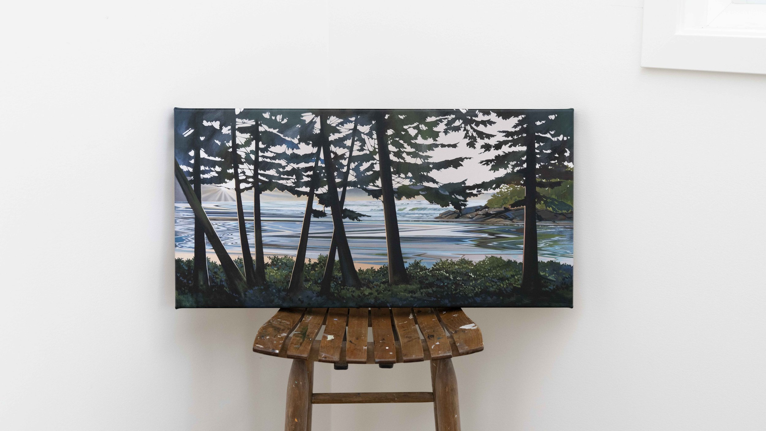 Always There, Always Different - 15x30x1.5 Stretched Canvas Print