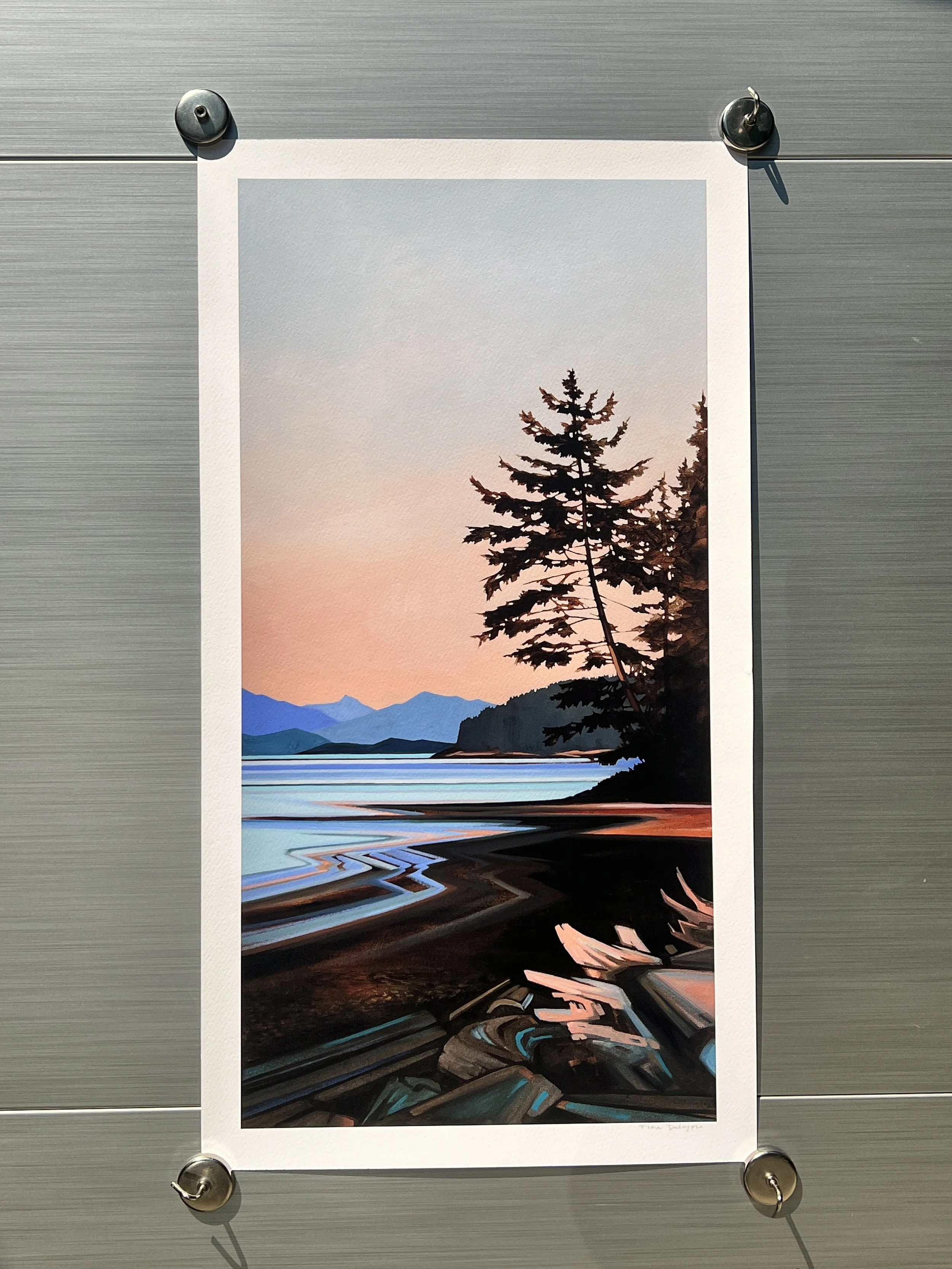 Peach Tea #2 - 24"x12" Paper Print - Second