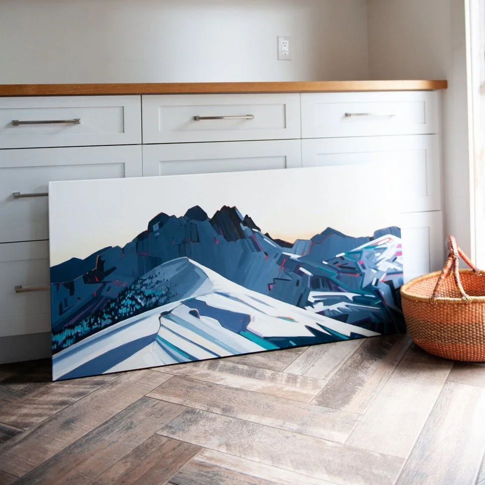 west coast mountain painting