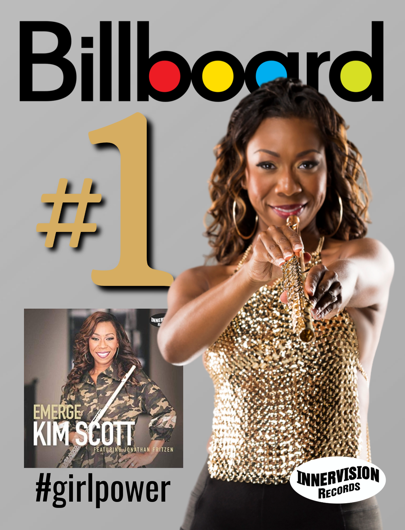 Kim Scott gets a Billboard #1 Hit with "Emerge"
