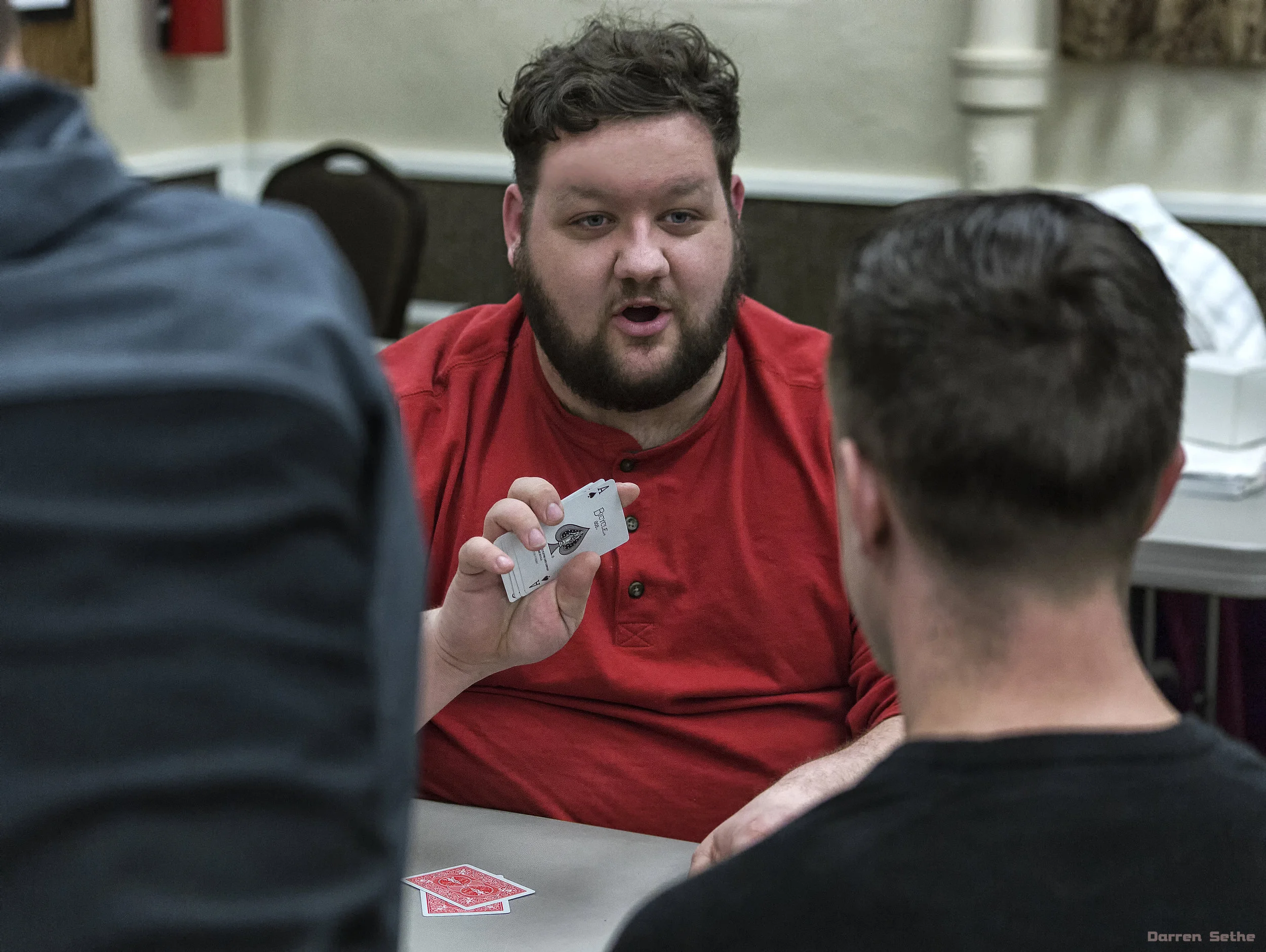 Damien and Alex doing some brainstorming (picture by Darren Sethe 2019)