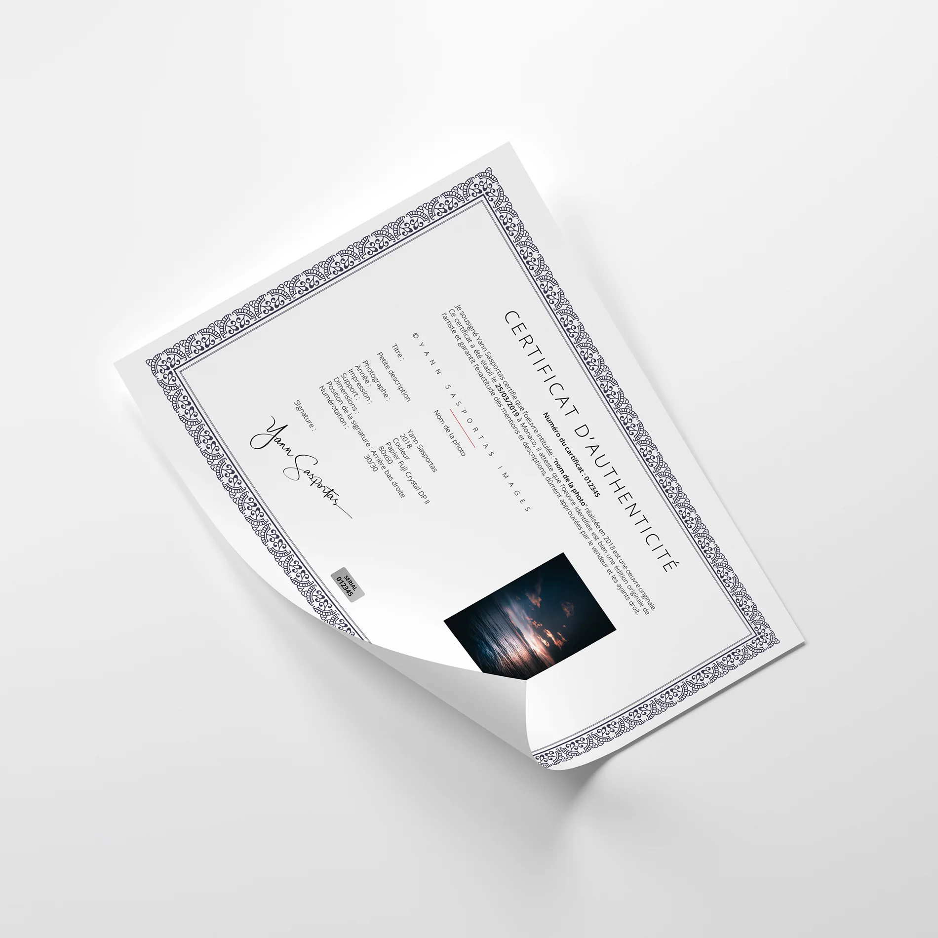 Folded A4 Paper Mockup by Anthony Boyd Graphics