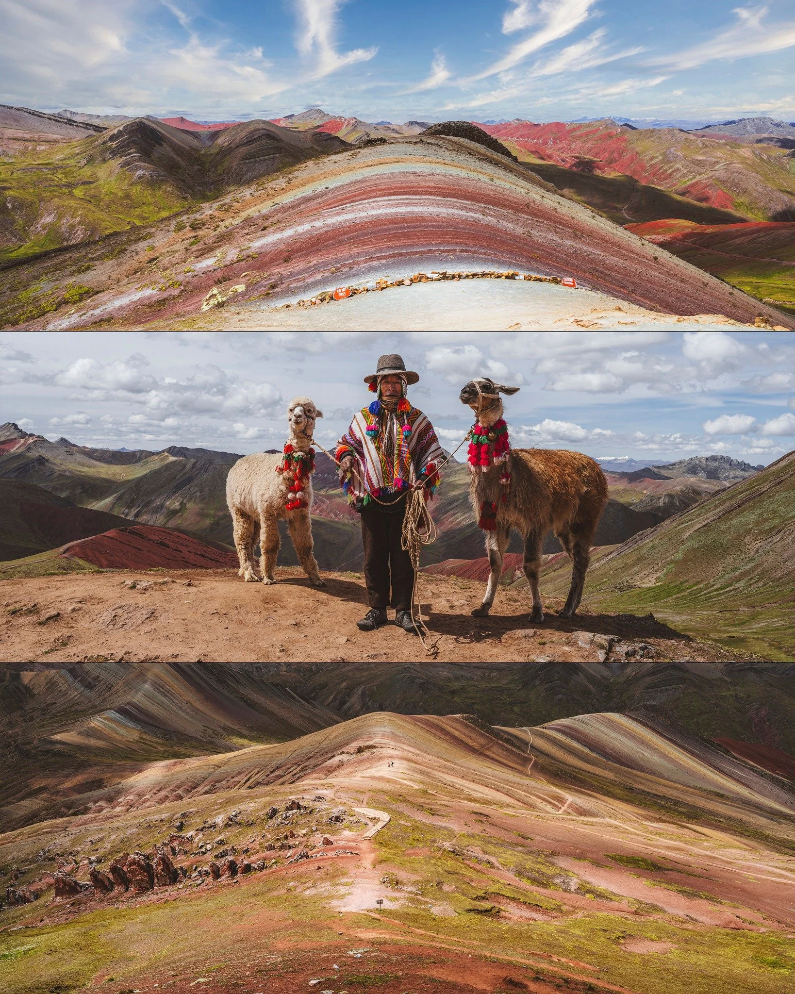 Palccoyo, Peru. Another rainbow mountain, less known than Vinicunca. 
&copy; Yann Sasportas Images
&bull;
Shot on Sony A7RV
&bull;
#peru #palccoyo  #lr_moody #sonyalpha #natgeo #rainbowmountain 
#bestdestinations #yourshotphotographer @sonyalpha
