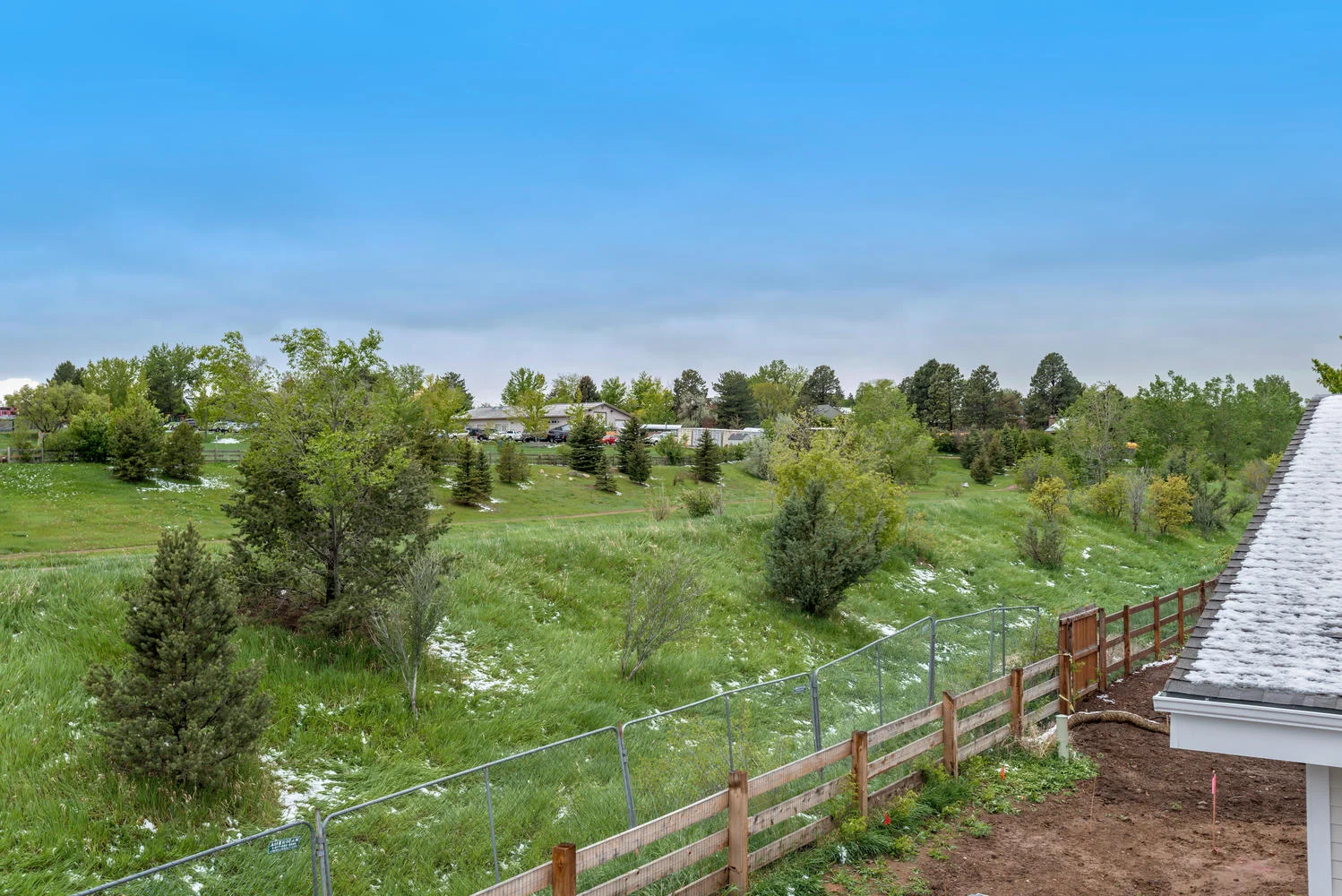 Area Behind Property