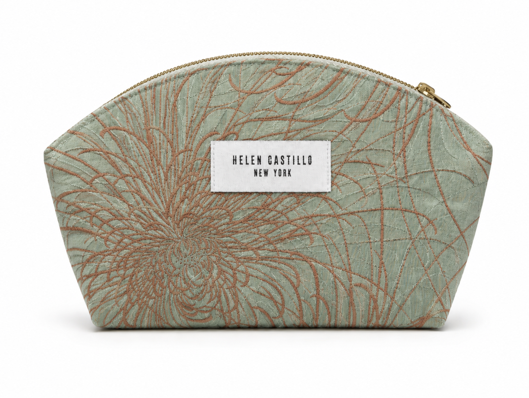 green silk clutch.png