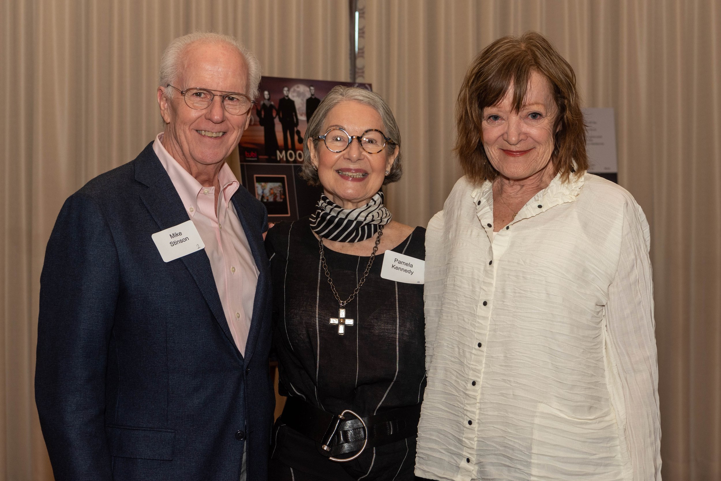 Founding Sponsors Pam Kennedy and Mike Stinson w/Pam Lewis