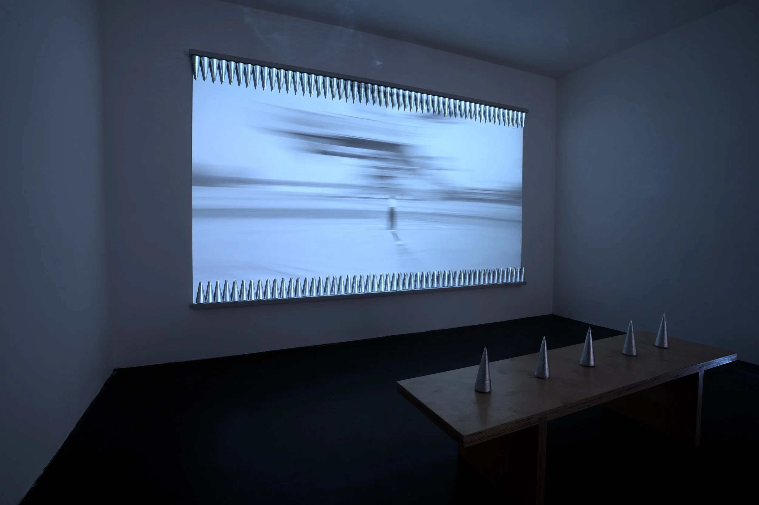    Auto-cannibalism II  as part of  Liquid Urbanism , The Lab Gallery, 2025    Auto-cannibalism II  continues the exploration of self-exploitation under contemporary capitalism, extending the concept into the material and spatial dimensions of the ga