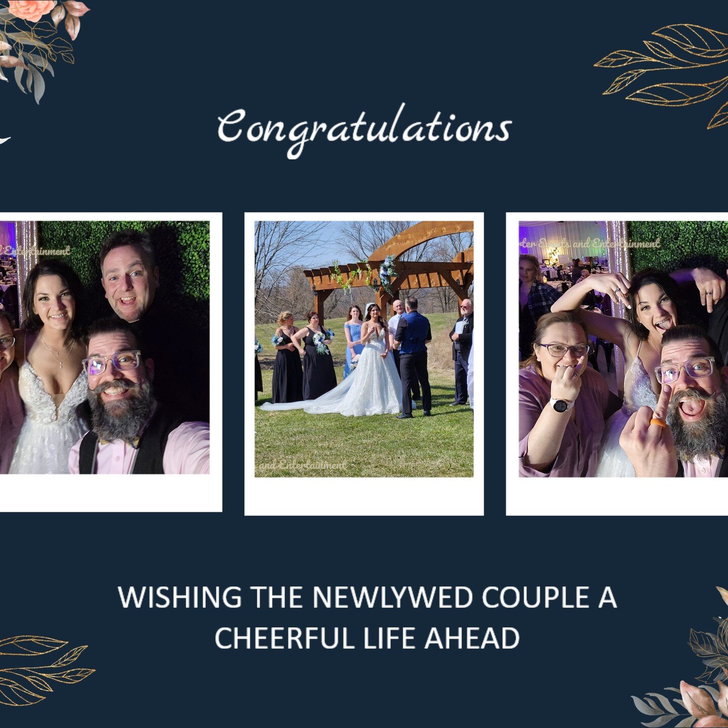 #weddingwednesday 

On 4/8 @snapdragonarts and @punkminister had the pleasure of DJing and doing Photo Booth for Miranda and Rich! It was such a beautiful wedding and venue and we had so much fun helping this wonderful couple celebrate their love! We