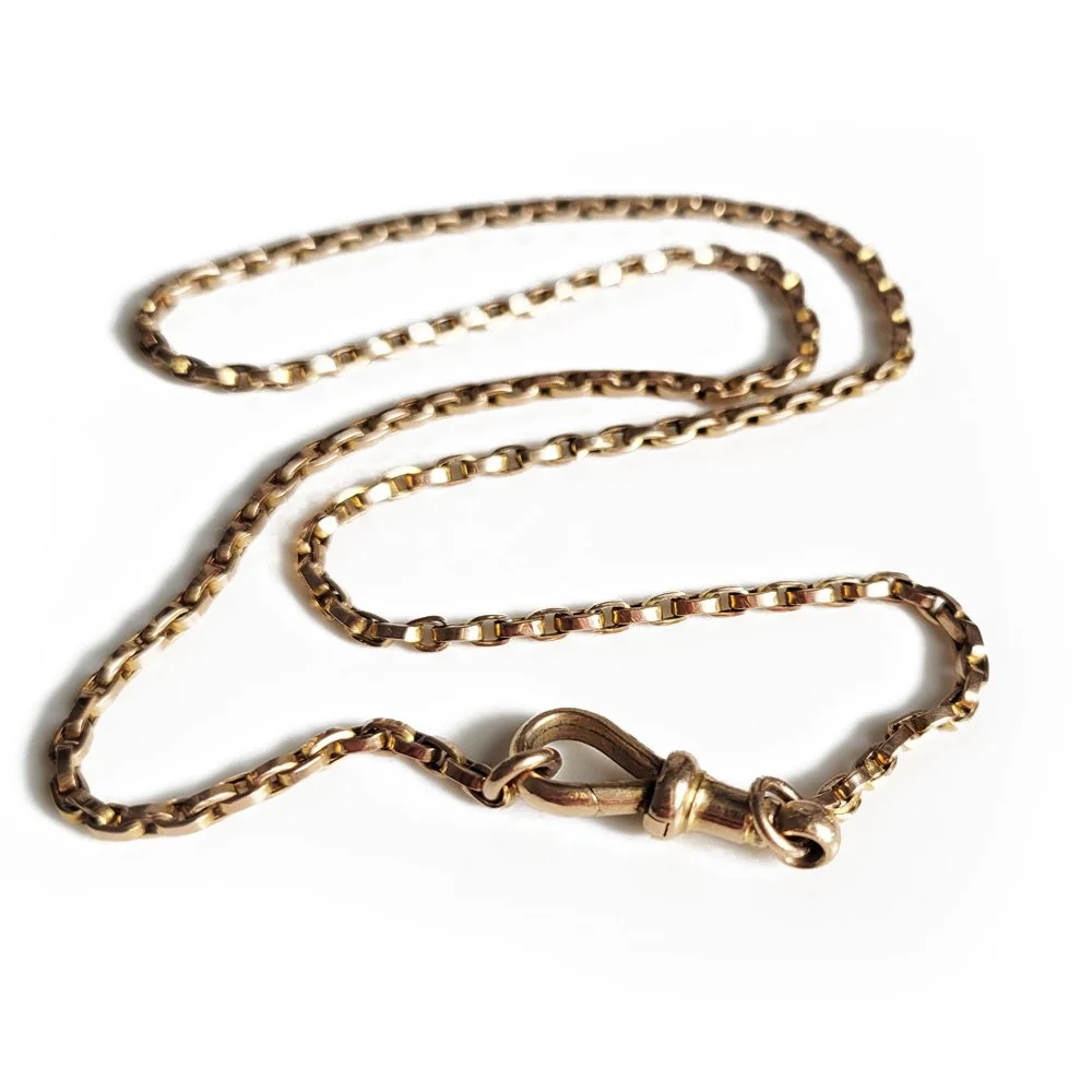 Antique Flat Sided Belcher Chain