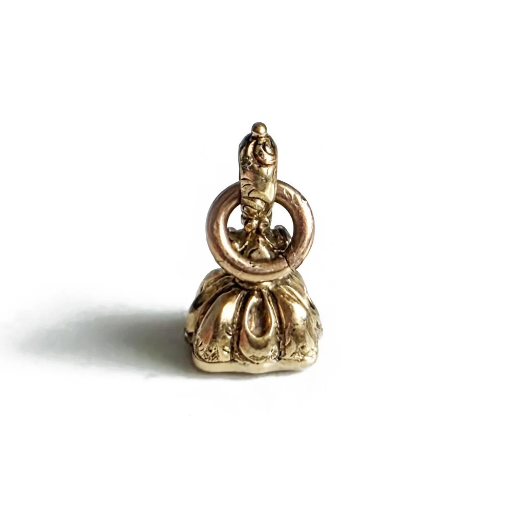 Georgian Gold Cased 'Forget me Not' Seal