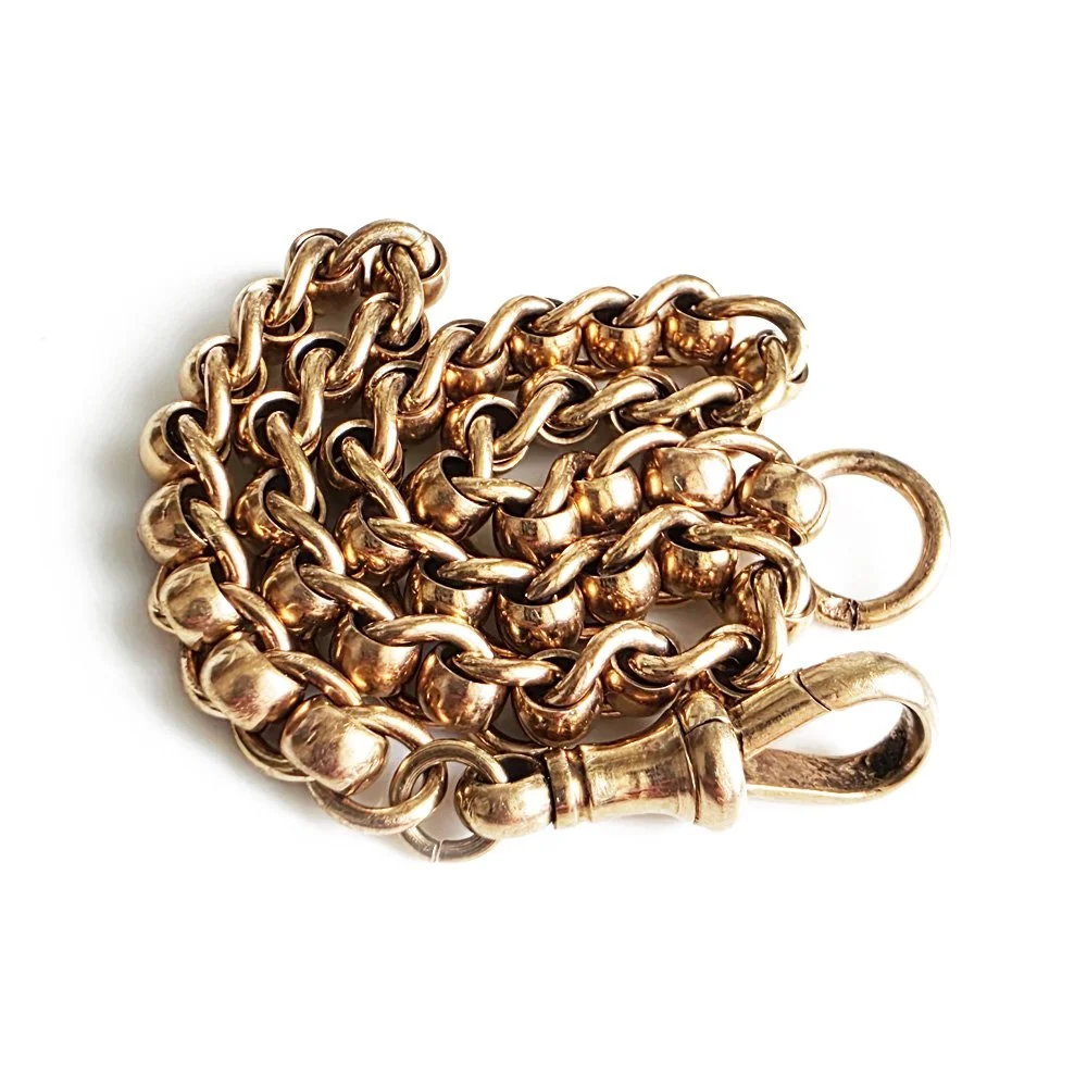 Victorian 9ct Gold Rollerball Bracelet