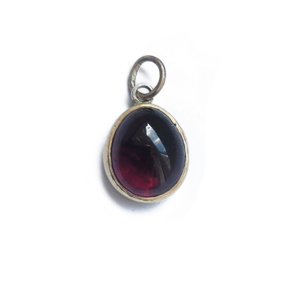Juicy Garnet Cabochon Pendant