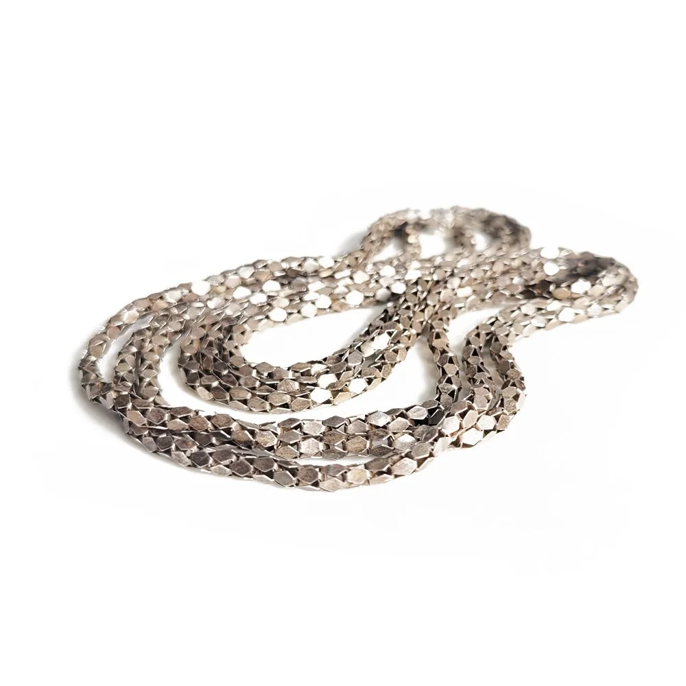 Antique Silver 'Chain Mail' Longguard Chain