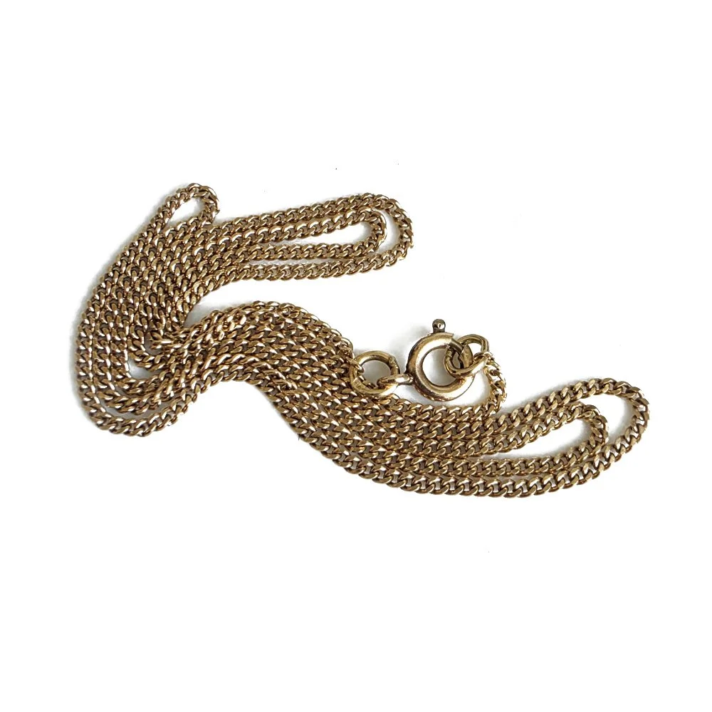 Perfect Vintage 9ct Gold Pendant Chain