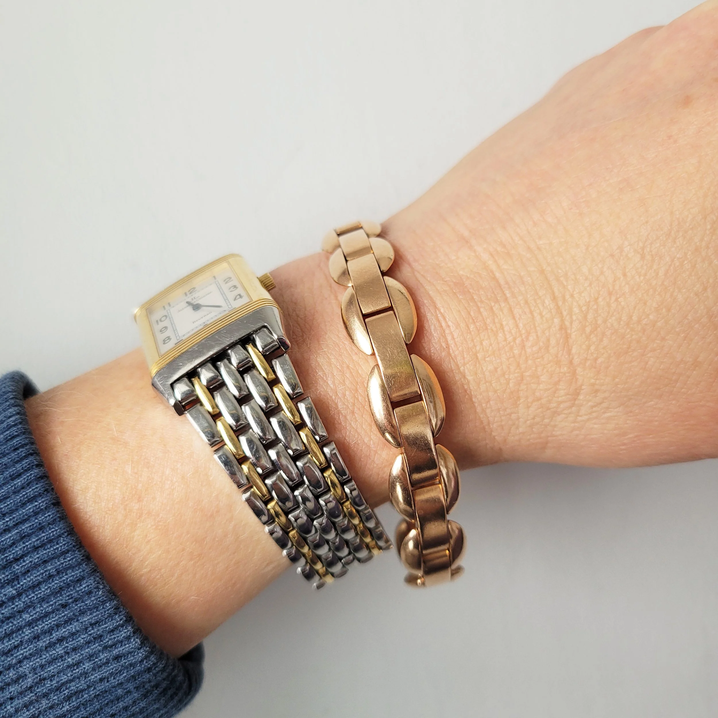 Beautiful Art Deco Rose Gold Bracelet