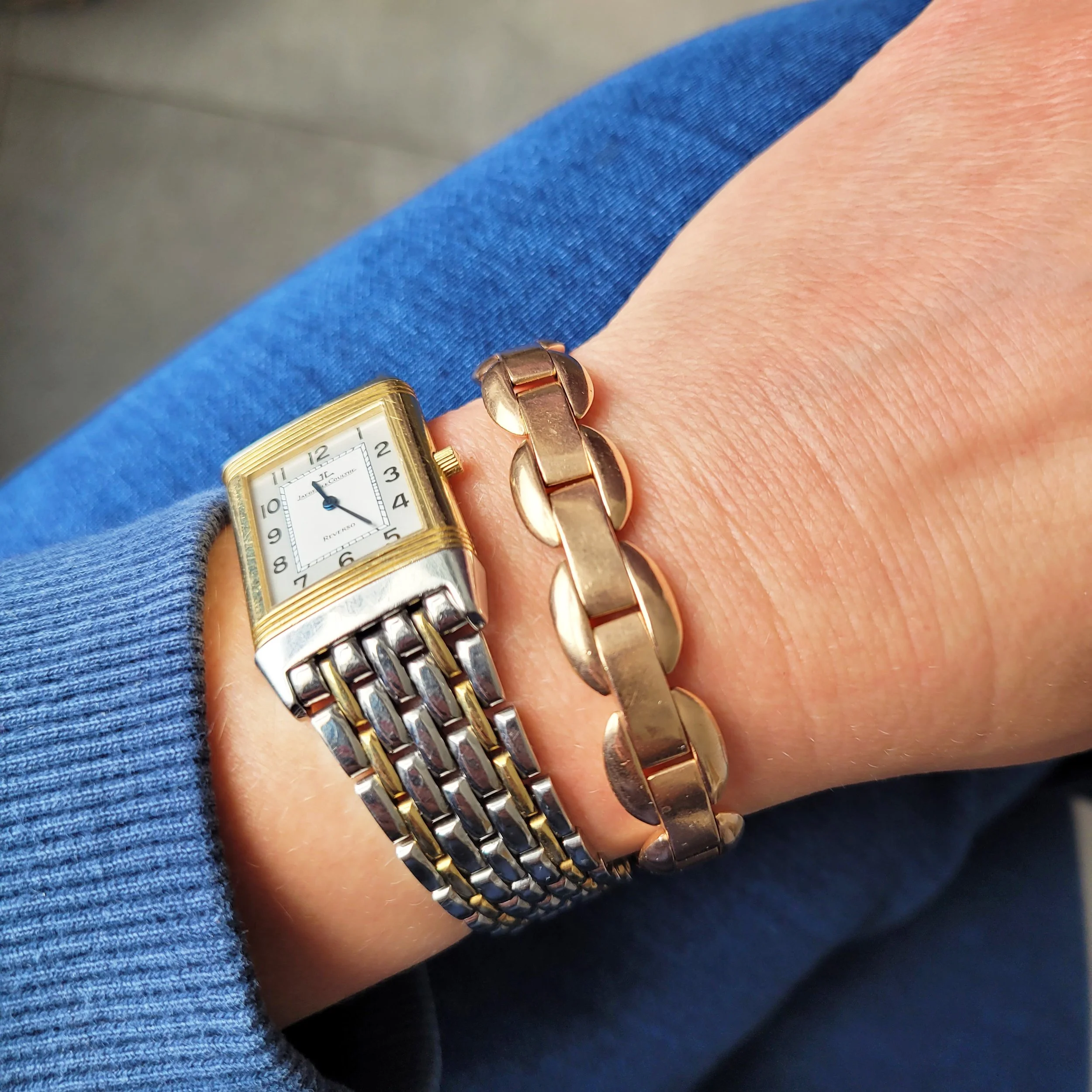 Beautiful Art Deco Rose Gold Bracelet