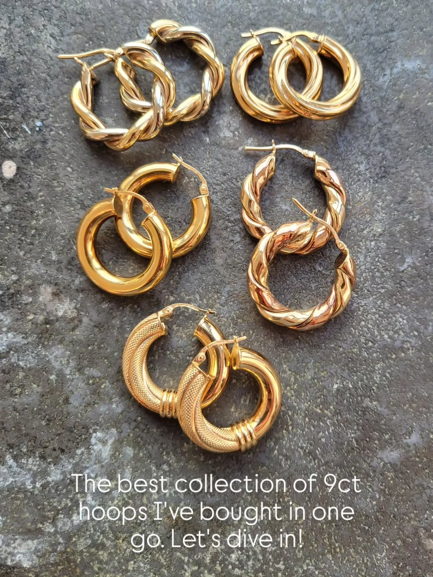 It's not often I get a gang of chunky babes like this, in fact, I don't think I've ever had a collection this strong. My love for great hoops will never die, and nor will yours it seems. Thank you for enabling me 😁😁😁 (insta not letting me tag, lin