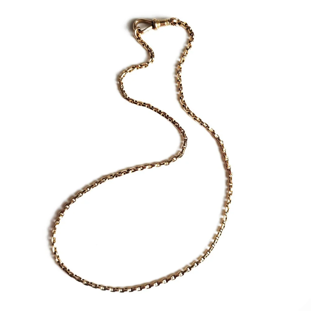 Antique Flat Sided Belcher Chain