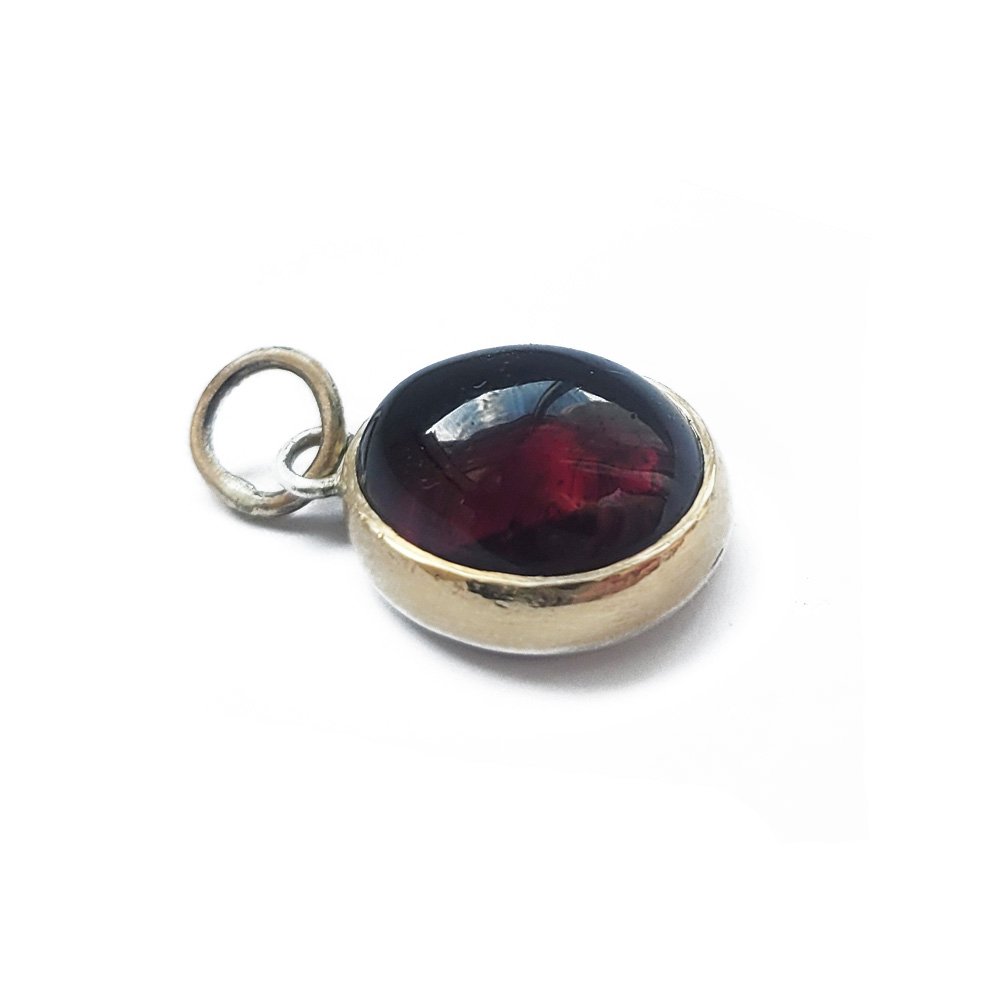 Juicy Garnet Cabochon Pendant