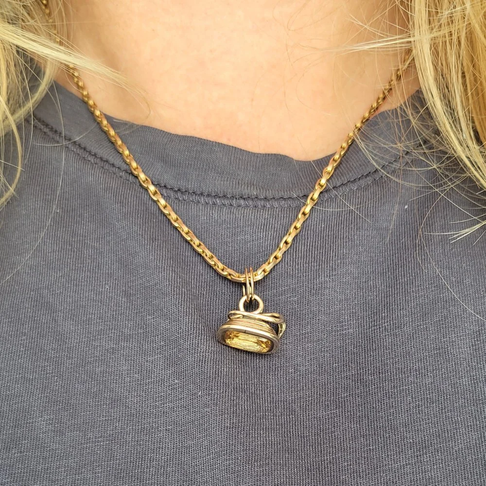 Late Georgian 'Hurry up' Intaglio Fob Pendant