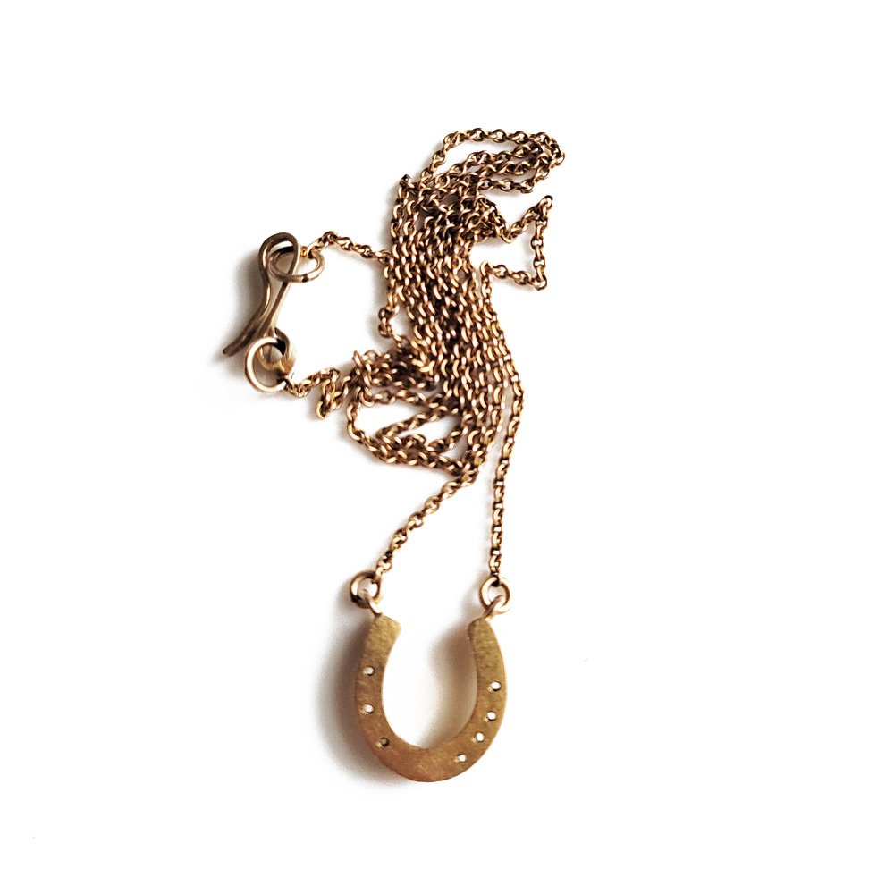 Antique 18ct Gold Horseshoe Necklace