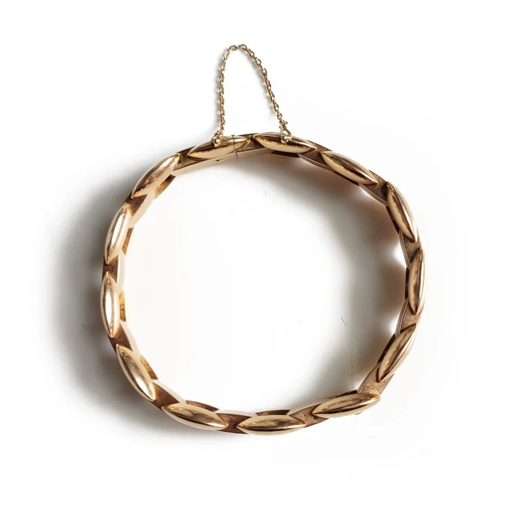 Beautiful Art Deco Rose Gold Bracelet