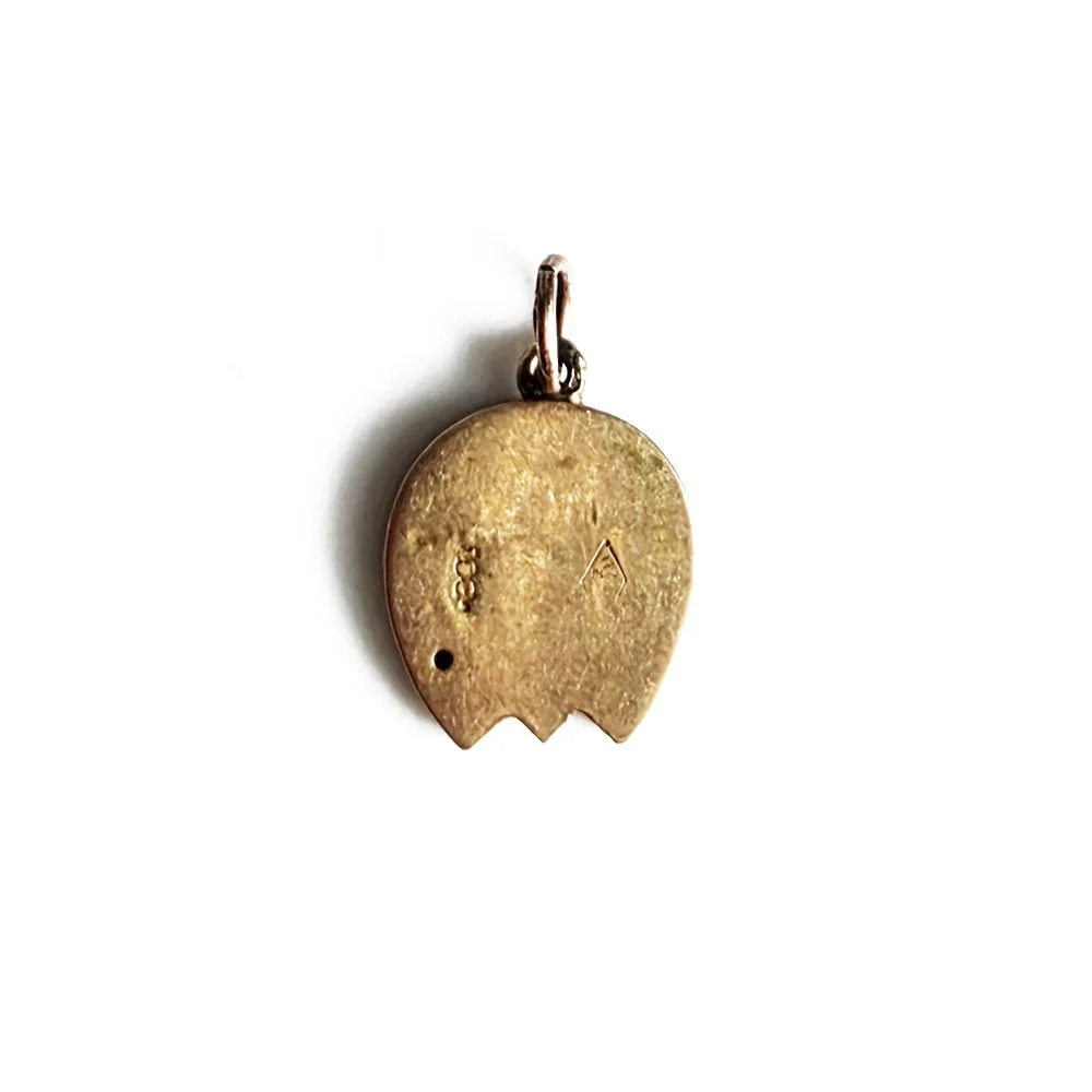 Victorian 15ct Gold Horseshoe Pendant