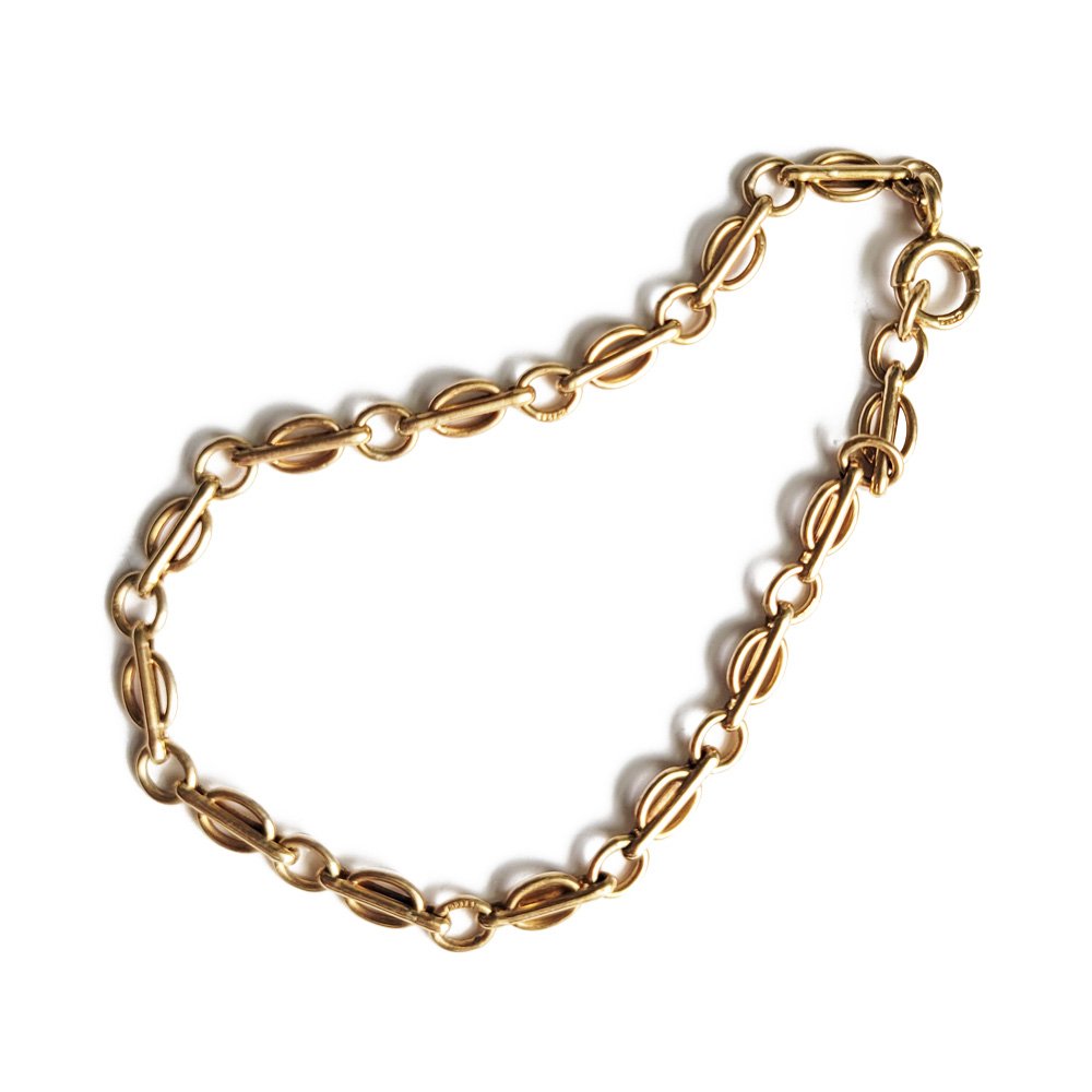 1940s 9ct Gold Fancy Link Bracelet