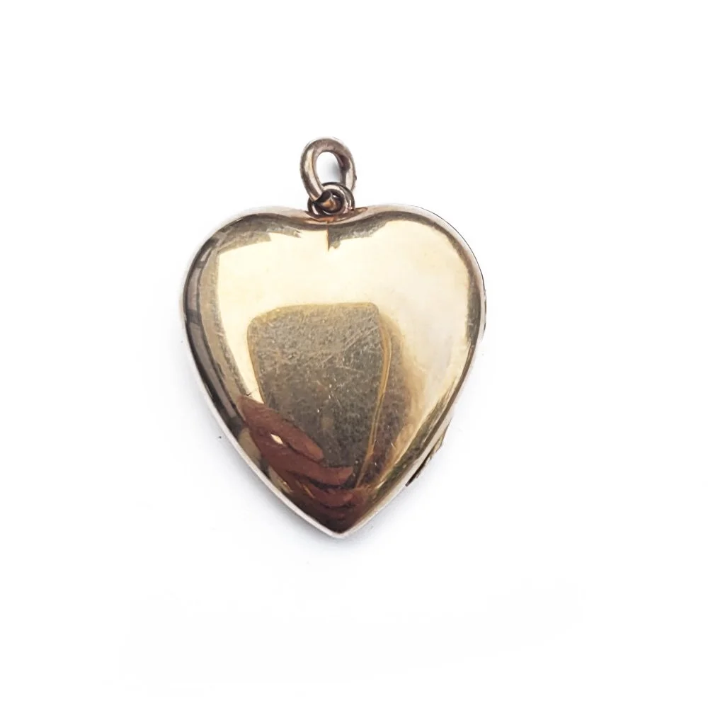Antique Gold Cased Heart Locket