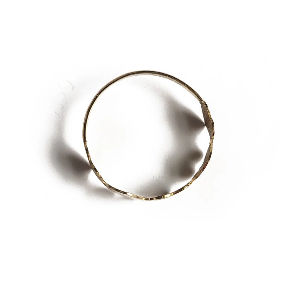 Vintage 9ct Gold Hearts Ring