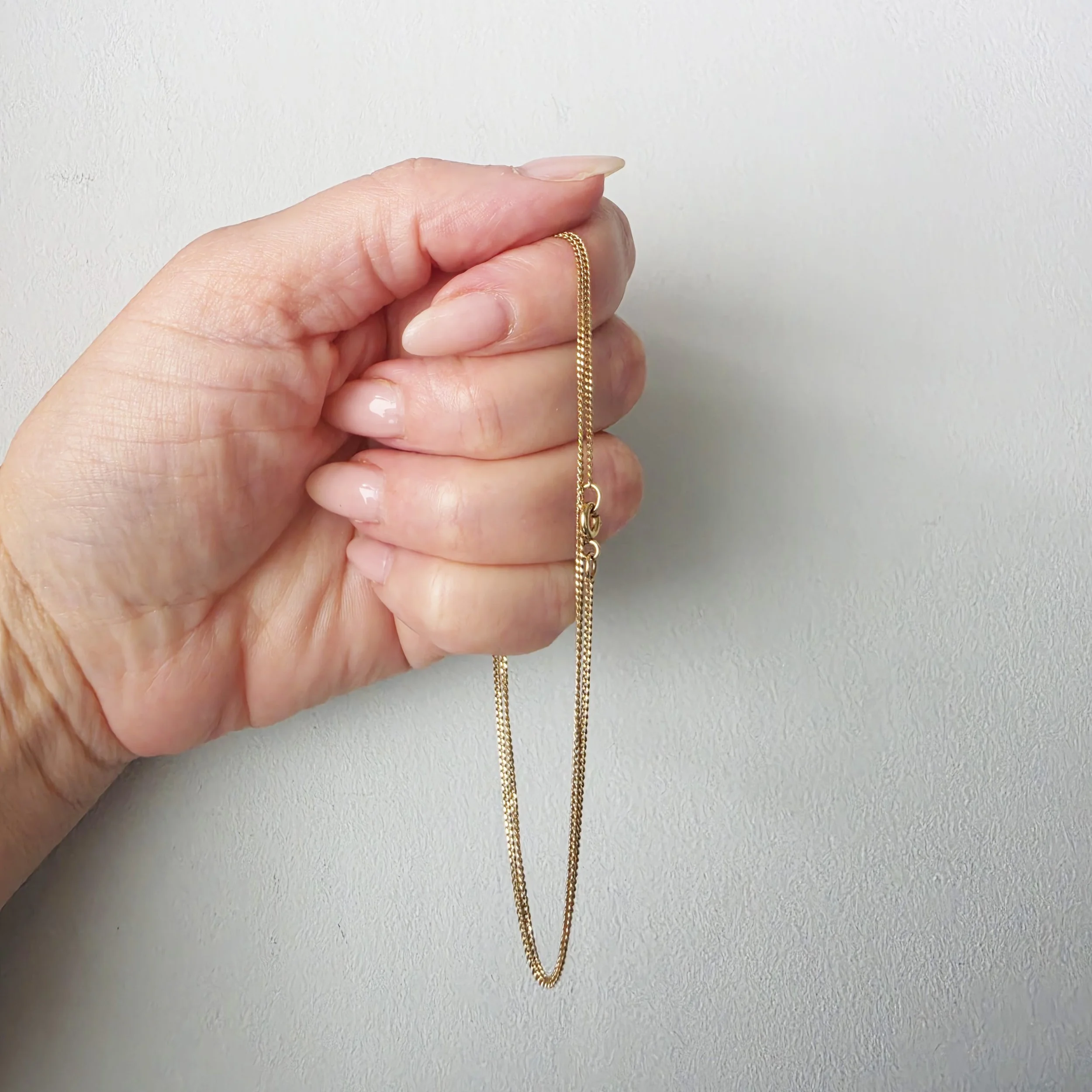 Vintage 9ct Gold Pendant Chain (18'')