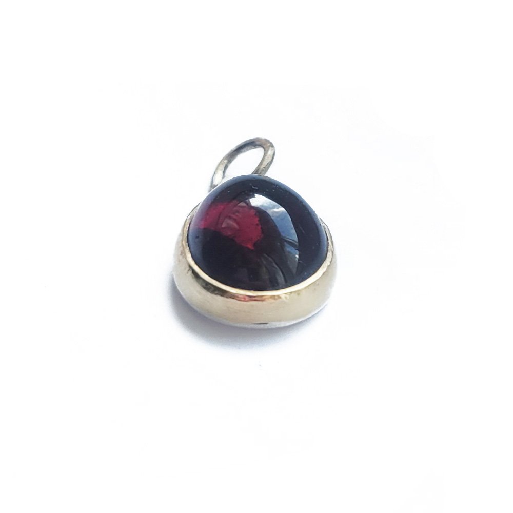 Juicy Garnet Cabochon Pendant