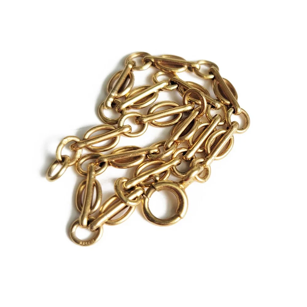 1940s 9ct Gold Fancy Link Bracelet