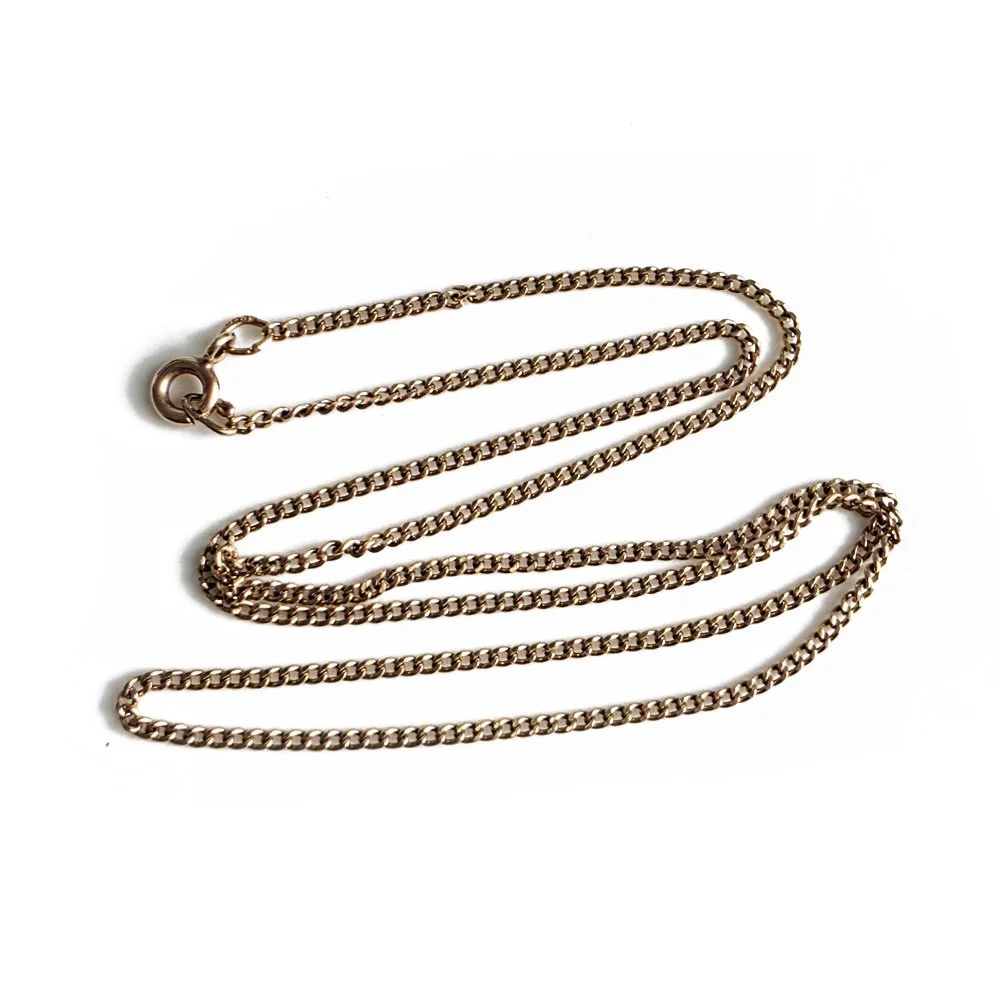 Vintage 9ct Gold Pendant Chain (16'')