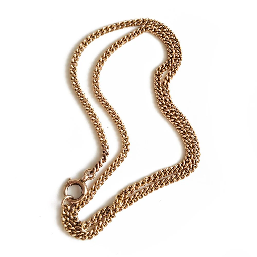 Victorian 9ct Curb Link Chain