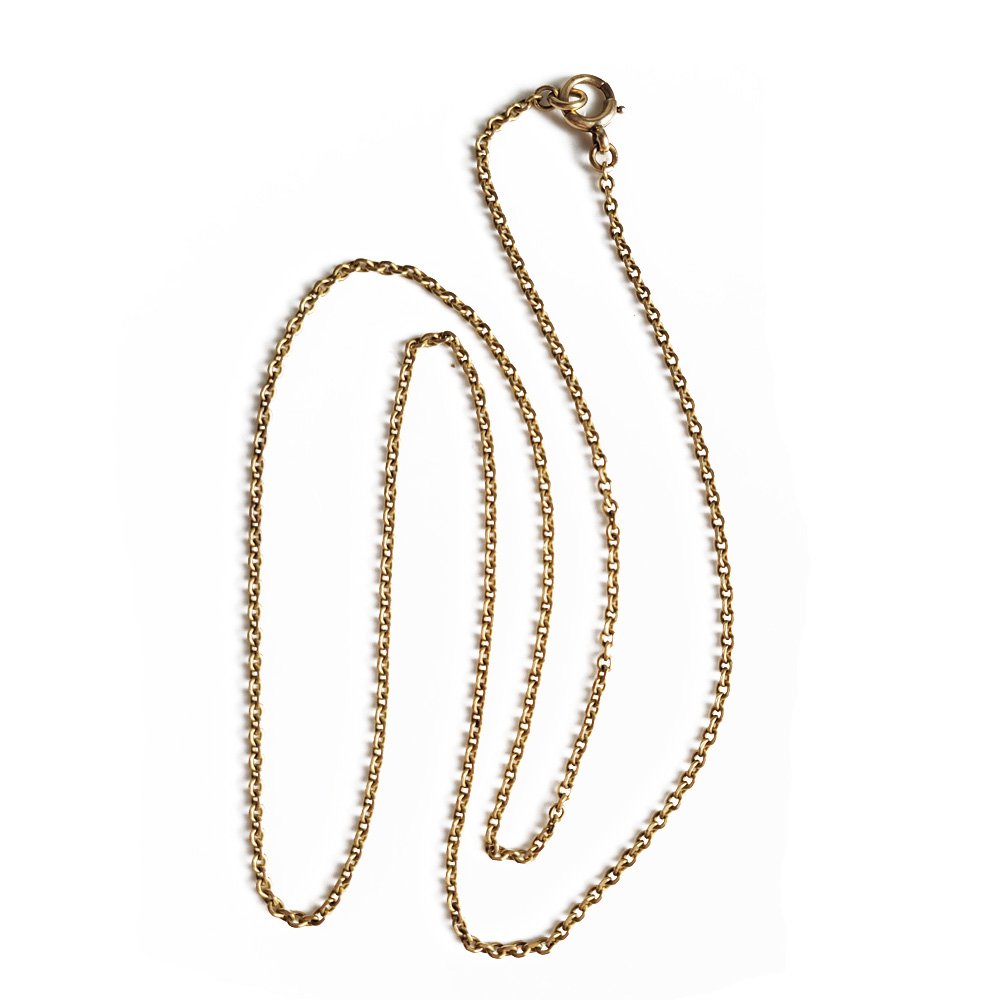 Antique 18ct Gold Cable Link Chain