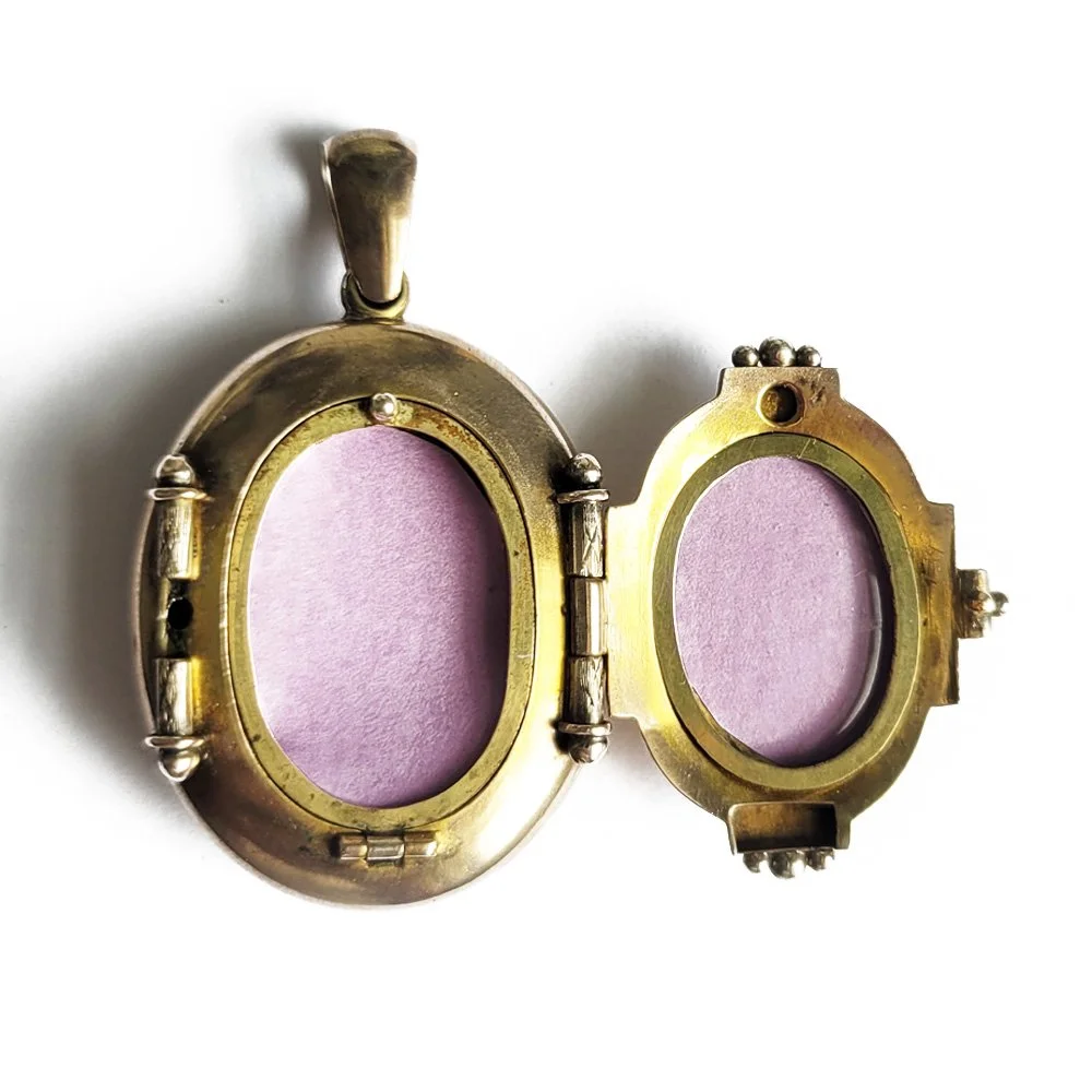 19th Century 6ct Gold 4-Way Locket