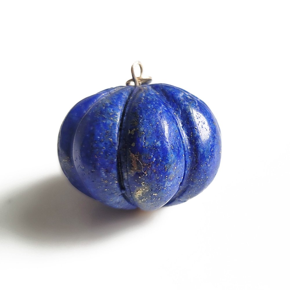 Antique Lapis Lazuli 'Pumpkin' Pendant