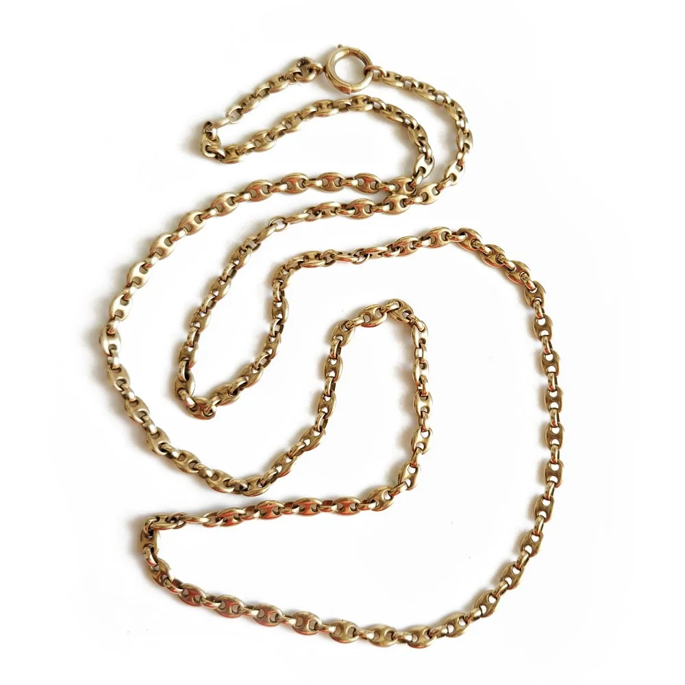 Antique 9ct Gold Mega Mariner Chain