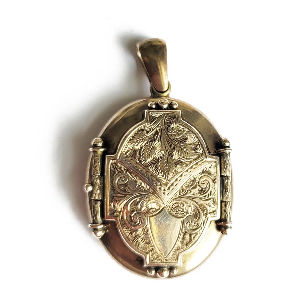 19th Century 6ct Gold 4-Way Locket