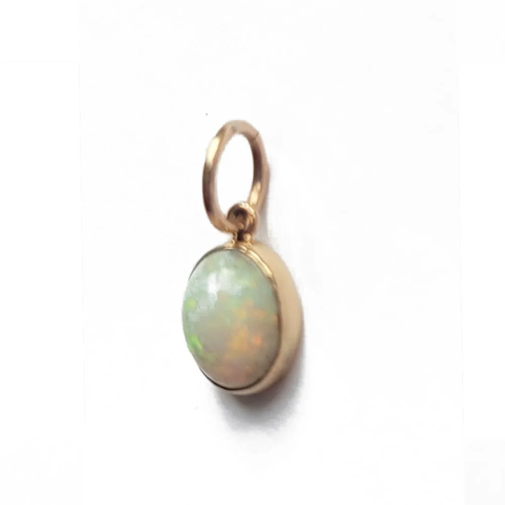 Magical White Opal Pendant