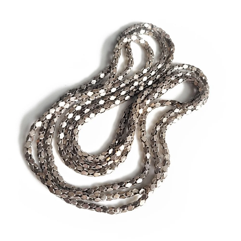 Antique Silver 'Chain Mail' Longguard Chain