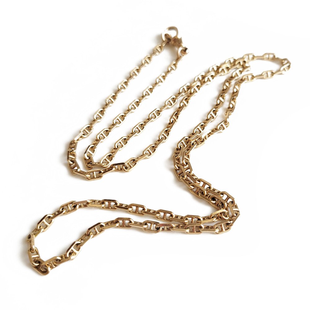 Punchy Vintage 9ct Gold Filed Mariner Chain