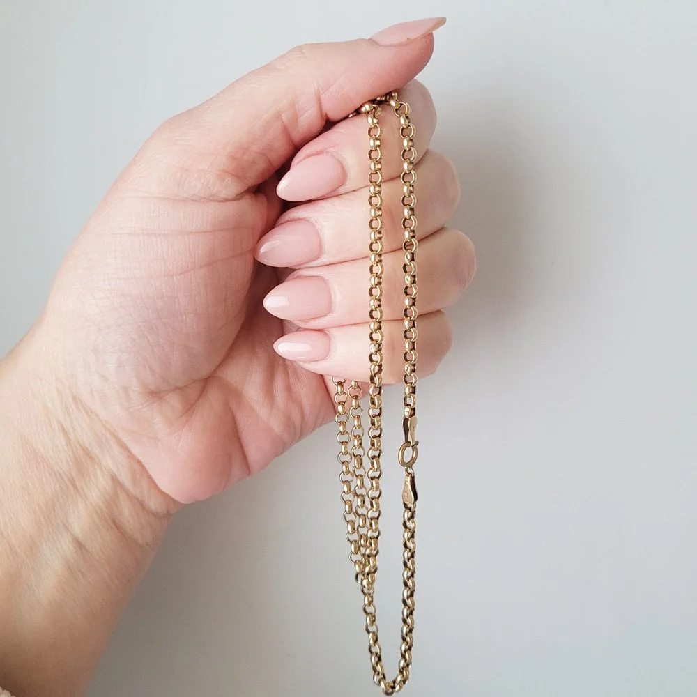 Vintage 9ct Gold Belcher Chain