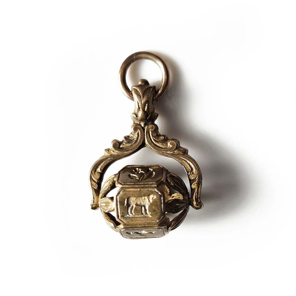 Georgian Spinning Correspondence Fob